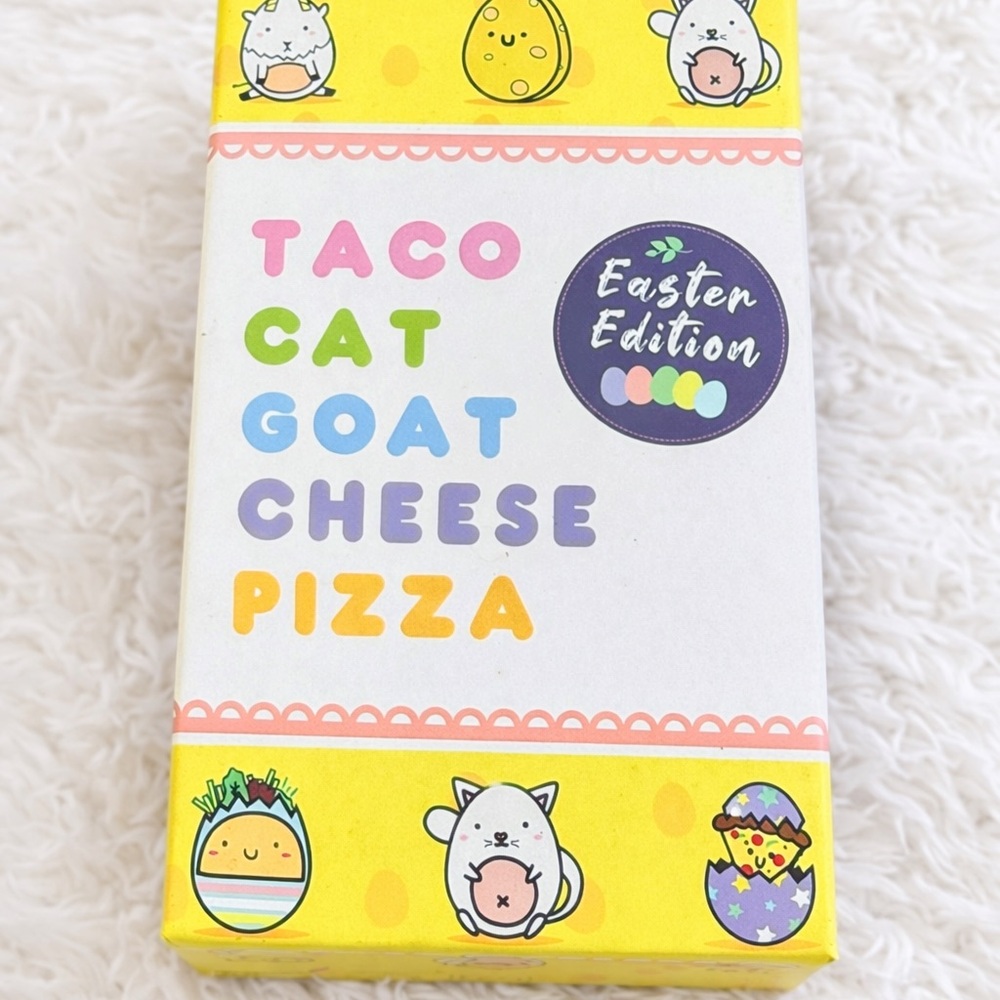 Taco Cat Goat Cheese Pizza Easter Edition Card Game Party Family Game